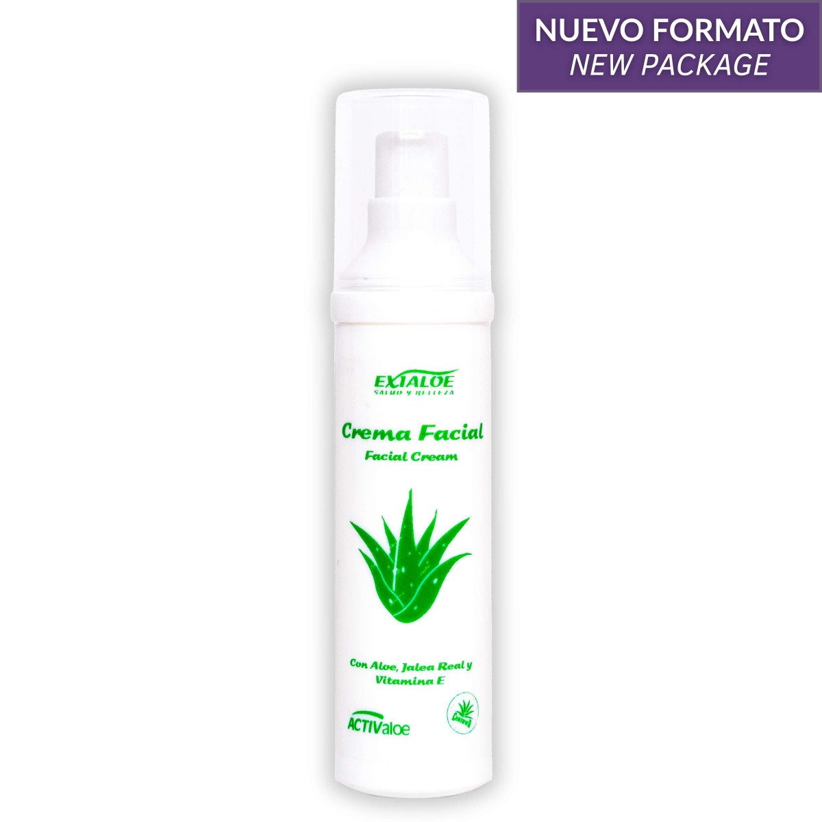 Crema Facial con Aloe Vera